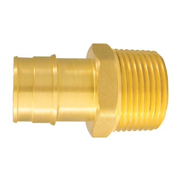 Apollo Apollo Expansion PEX / Pex A 1 in. Expansion PEX in to X 1 in. D MPT Brass Male Adapter EPXMA11 - main